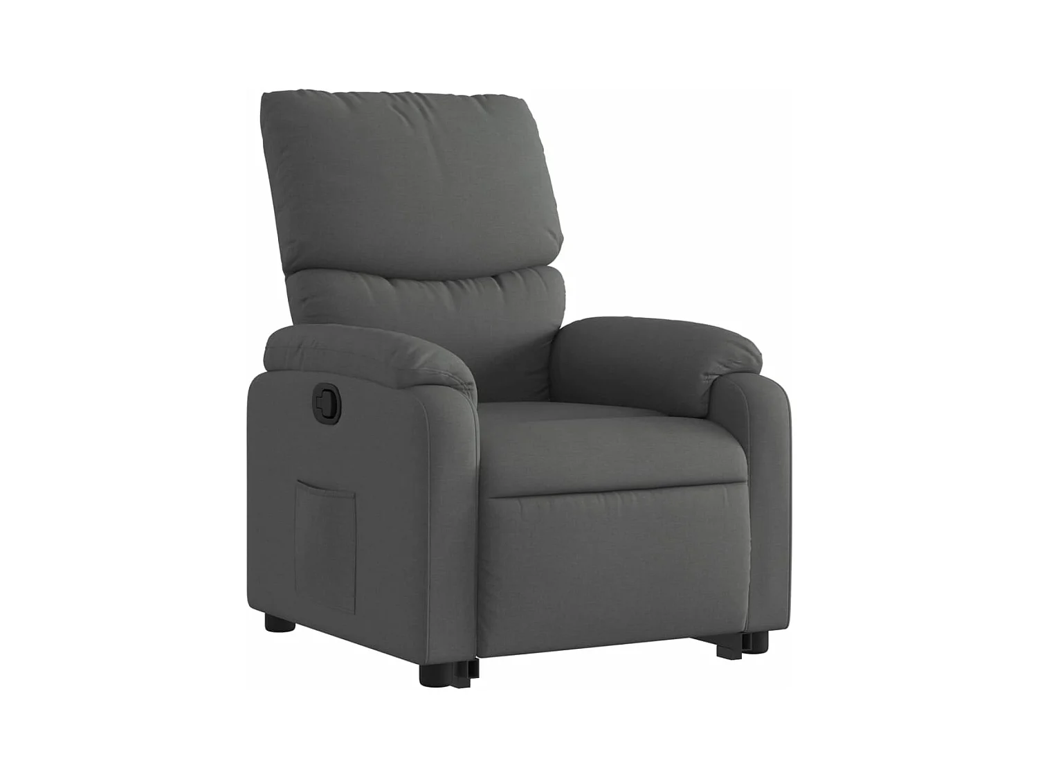 Fauteuil inclinable Gris foncé Tissu REO92809