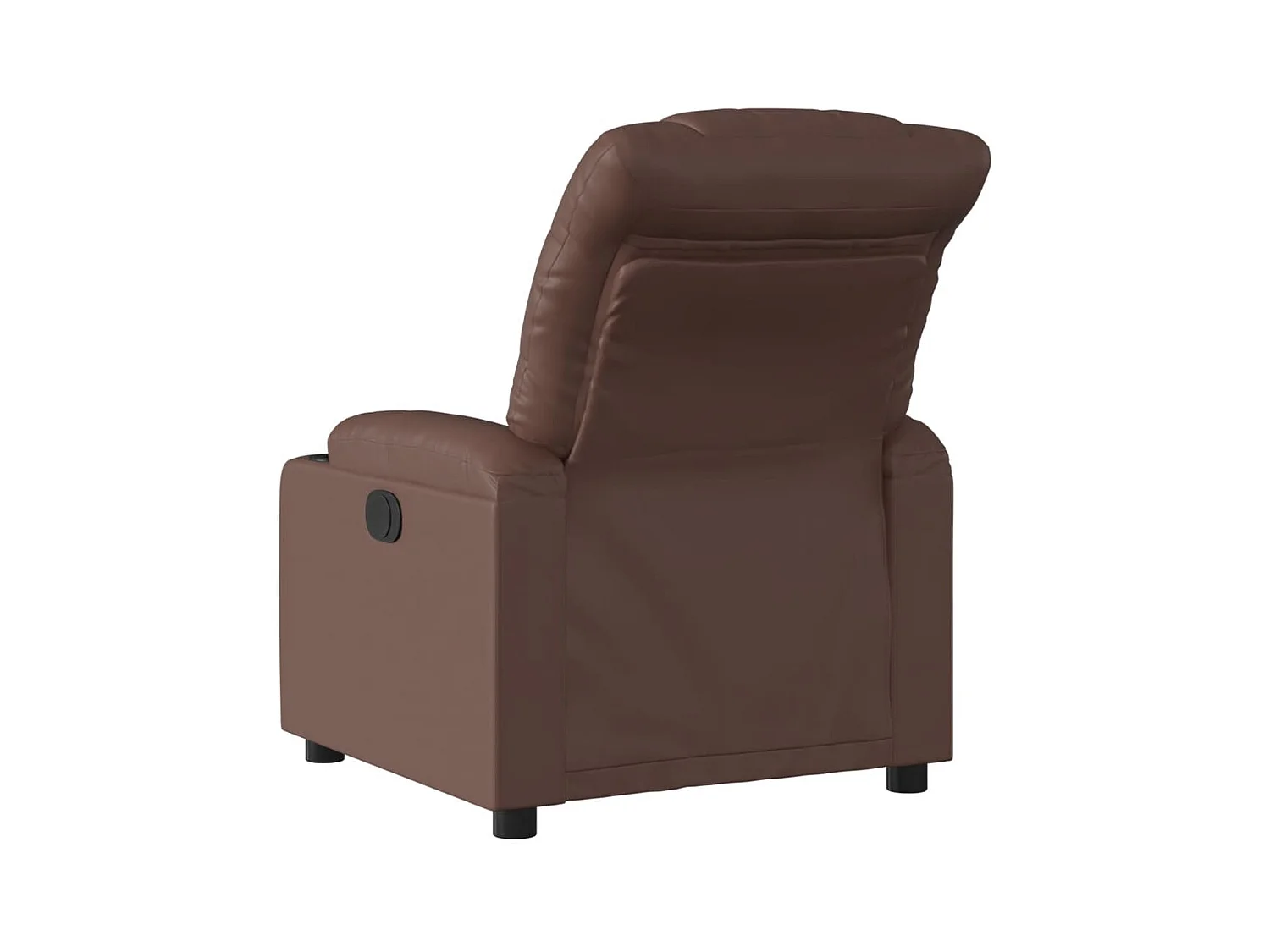Elektrischer Relaxsessel | Fernsehsessel Braun Kunstleder -gkd530189