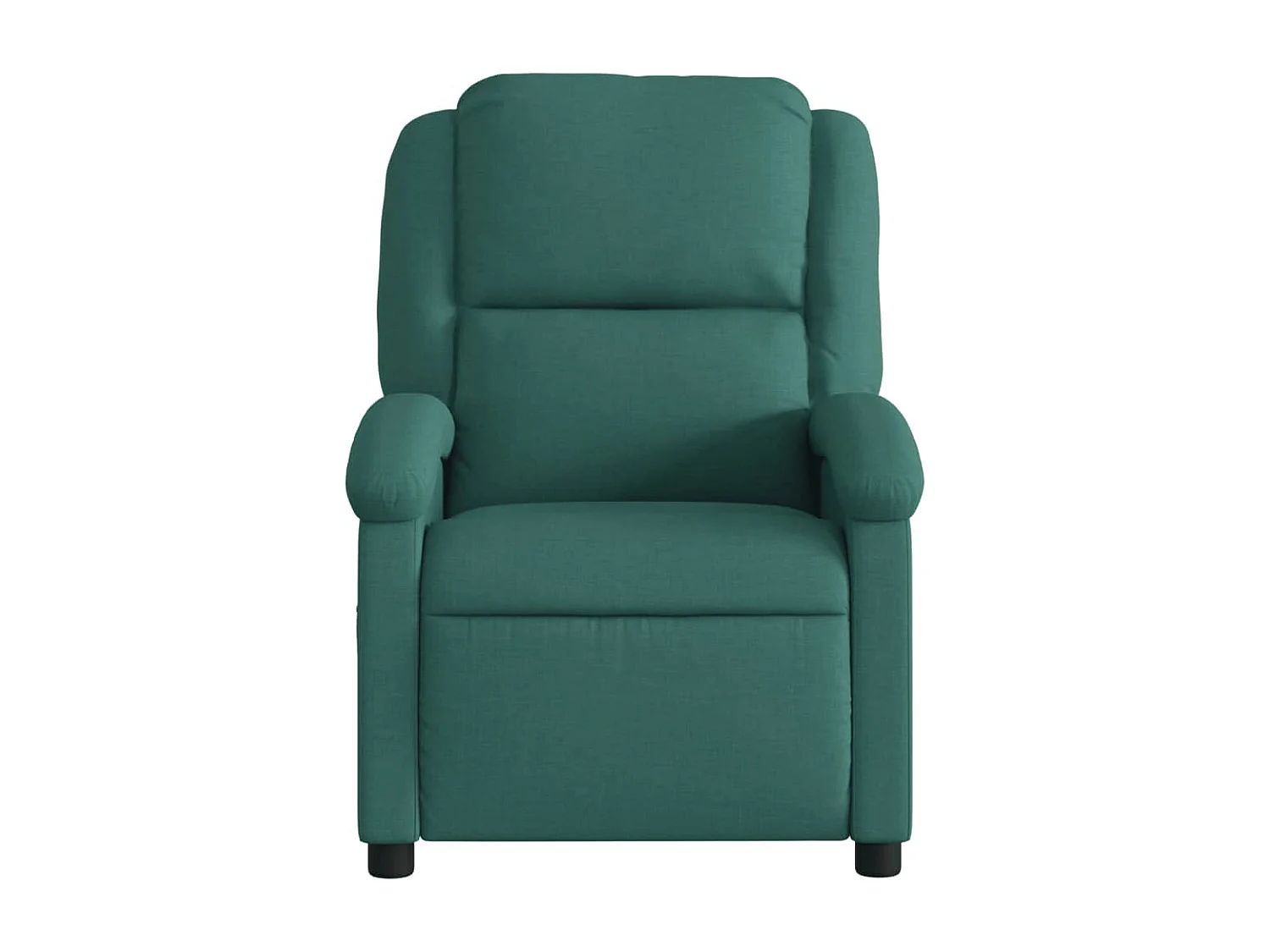 Fauteuil de massage inclinable Vert foncé Tissu REO69393