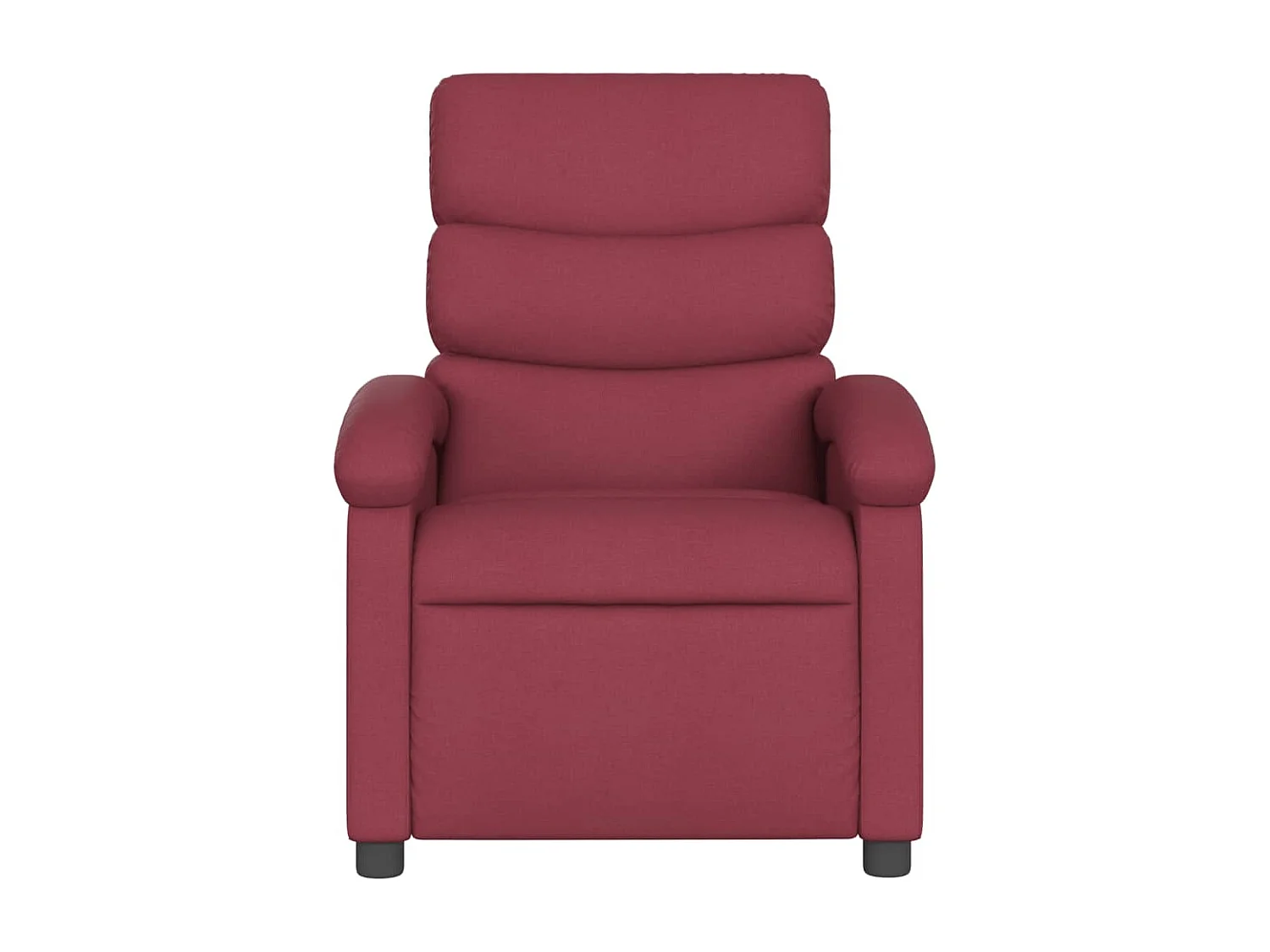 Fauteuil de massage inclinable Rouge bordeaux Tissu REO28446