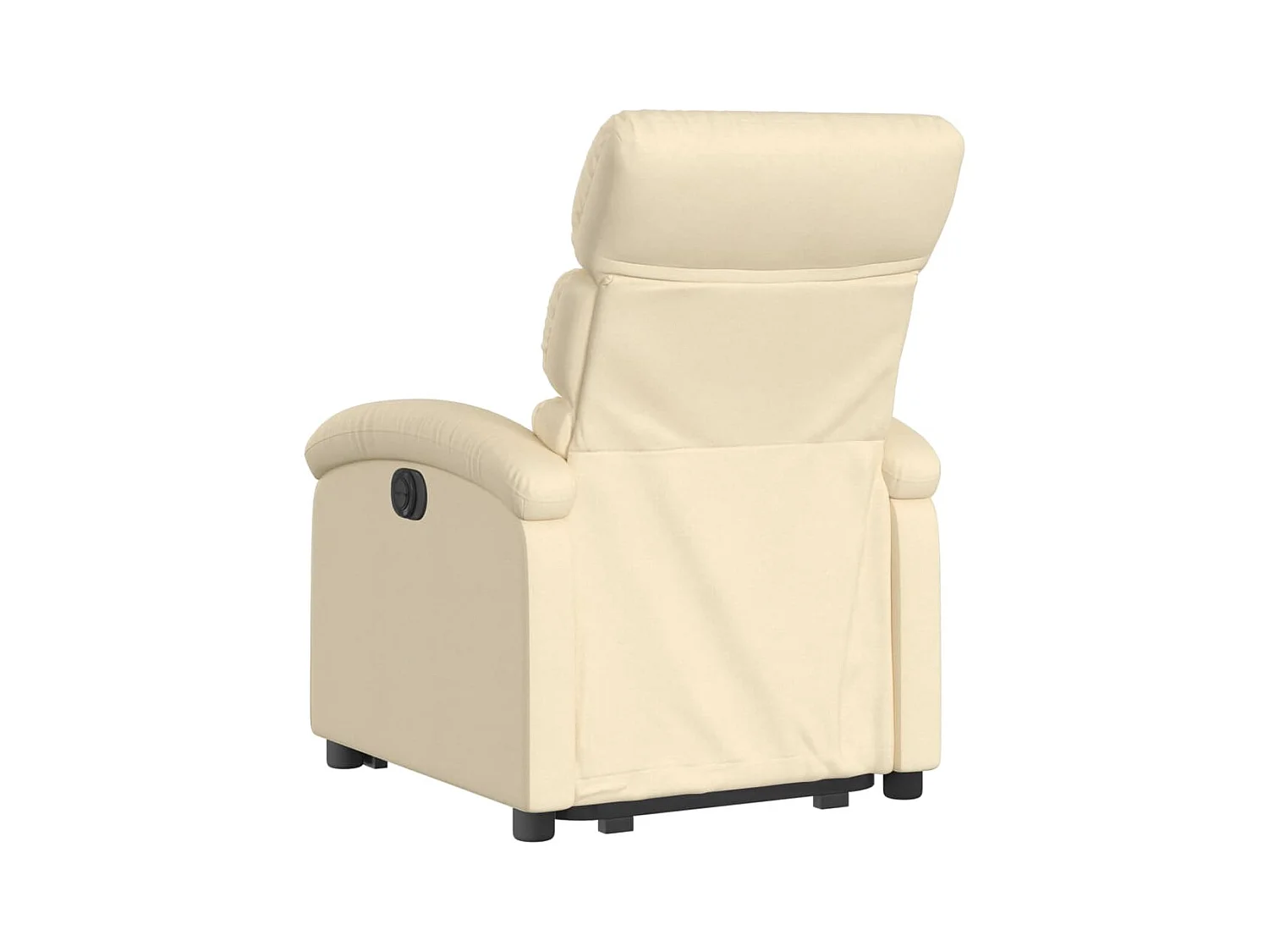 Sta-op-stoel elektrisch verstelbaar stof crèmekleurig NL175386