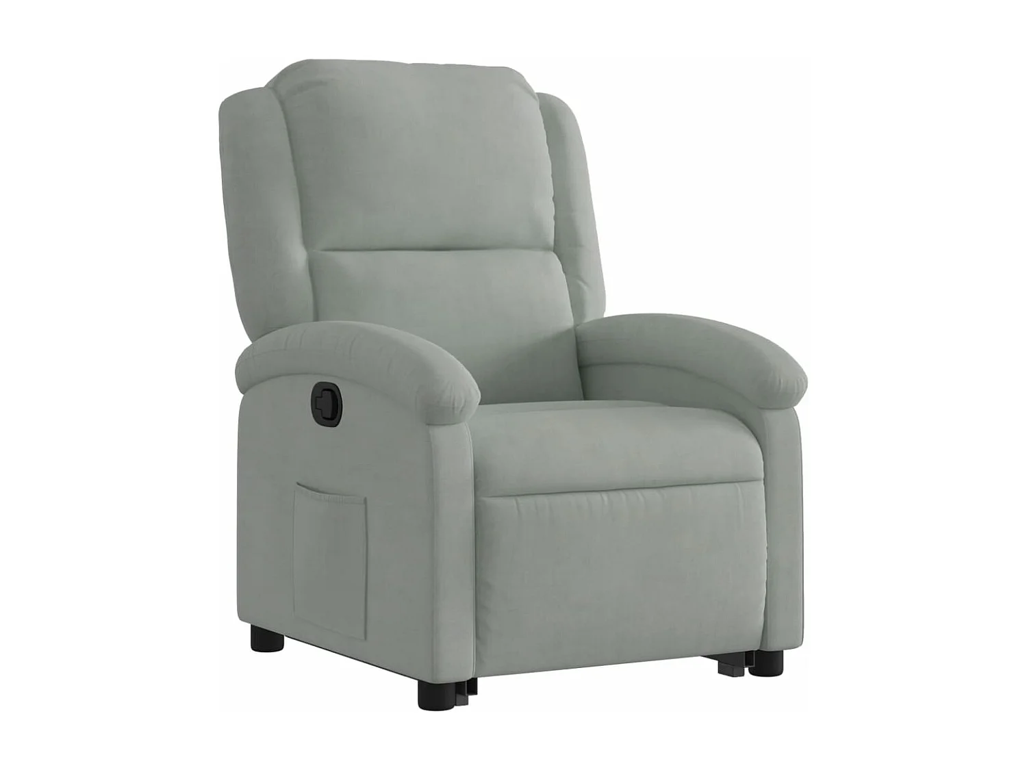 Fauteuil inclinable Gris clair Velours REO68967