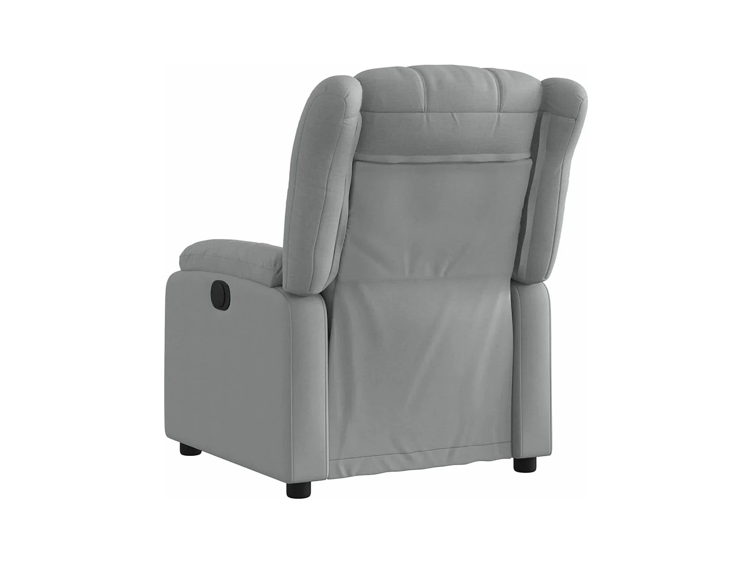 Fauteuil verstelbaar stof lichtgrijs NL215410
