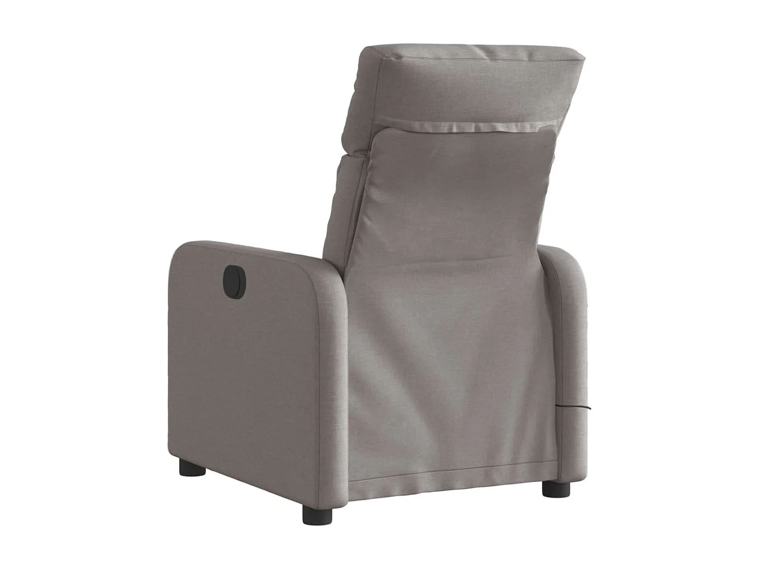 Fauteuil de massage inclinable électrique Taupe Tissu REO96146