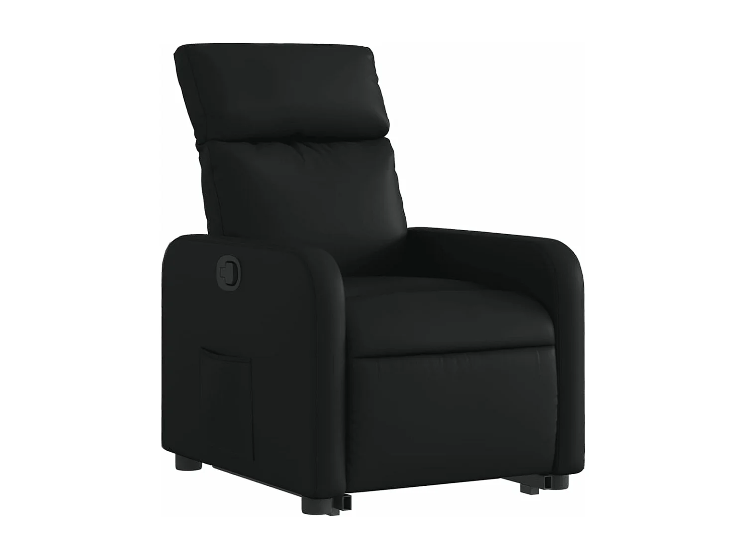 Fauteuil inclinable Noir Similicuir REO25006