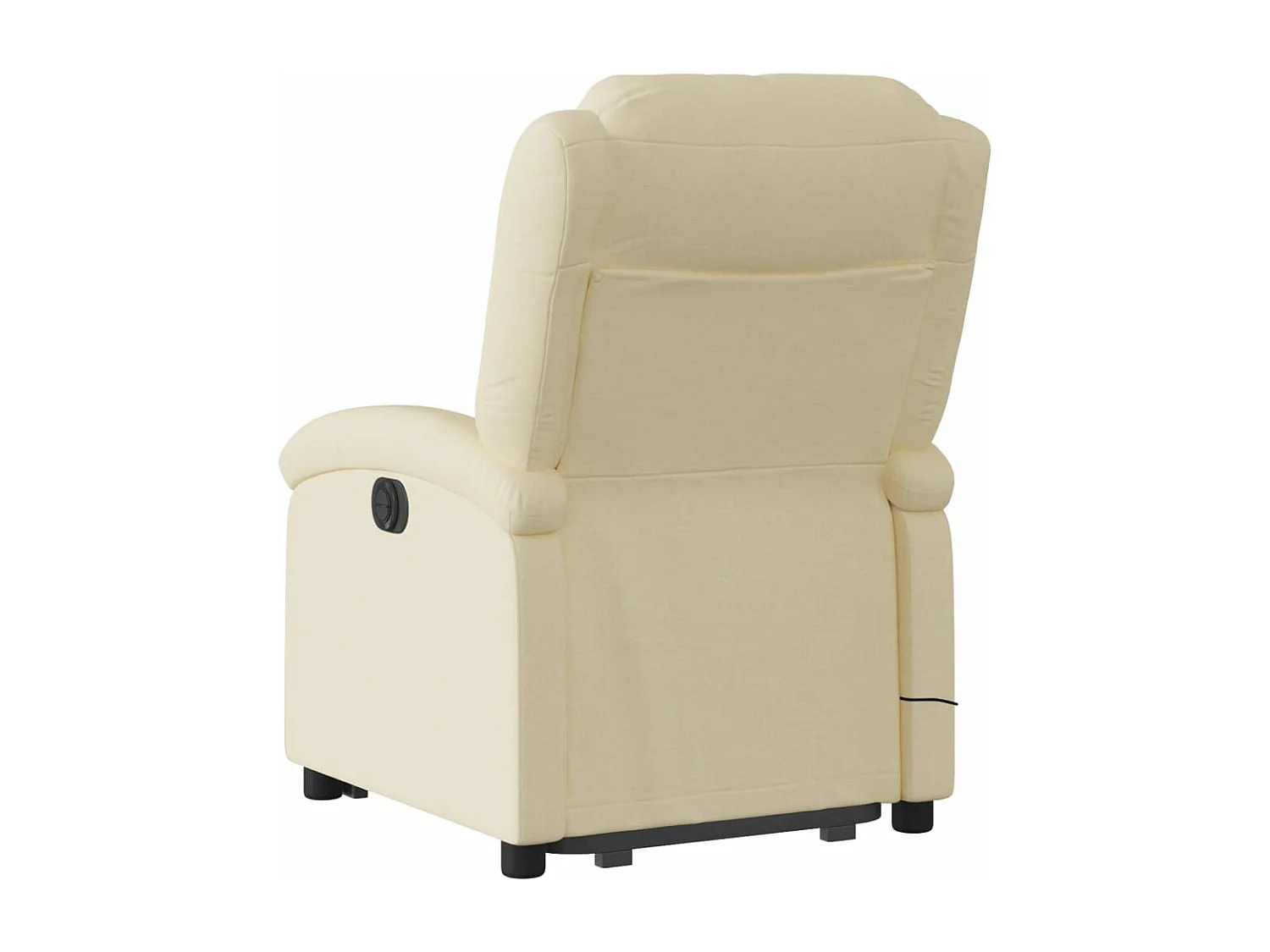 Silla de masaje reclinable de pie de tela color crema YOE47737
