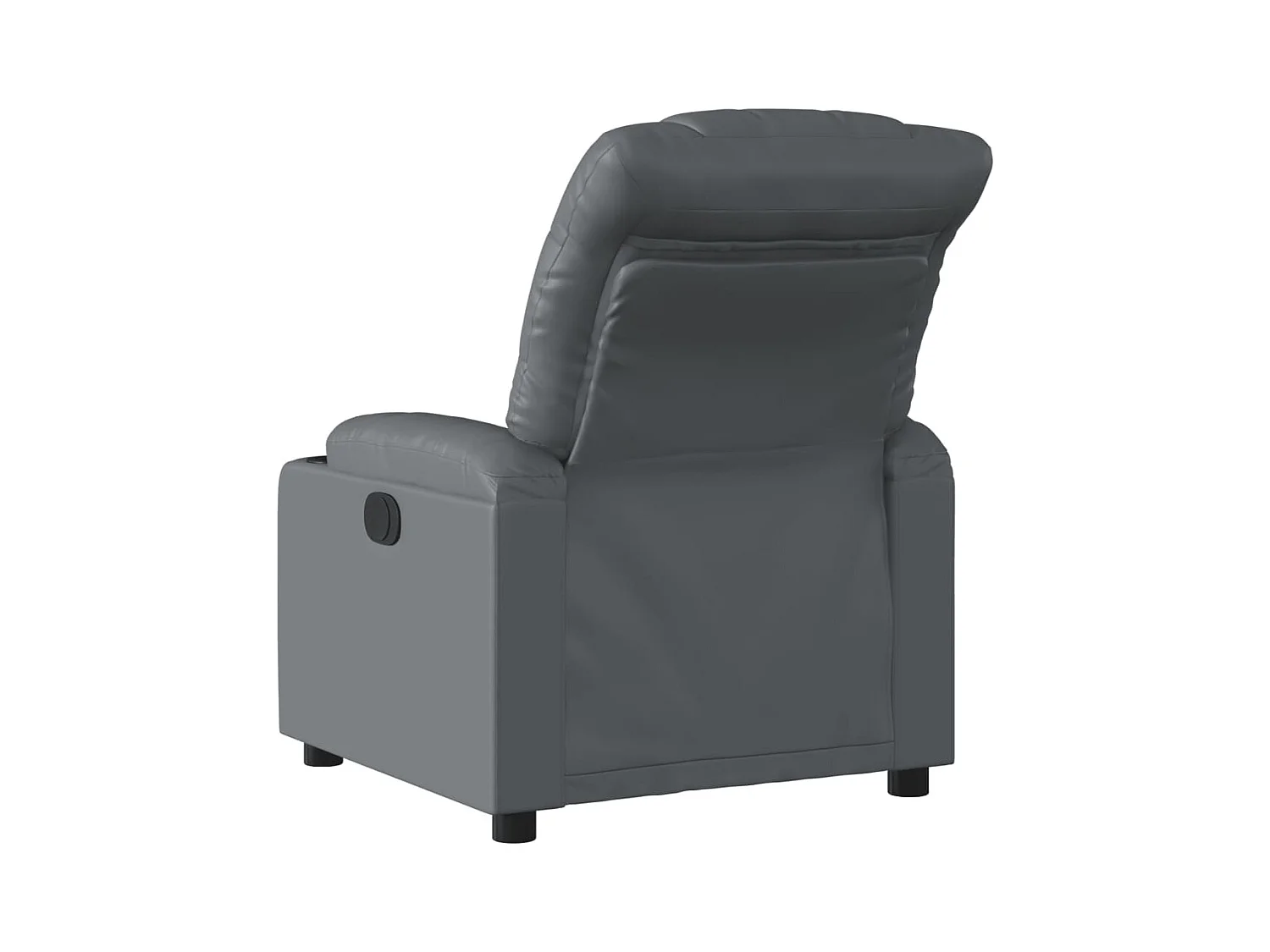 Fauteuil inclinable électrique Gris Similicuir REO54022