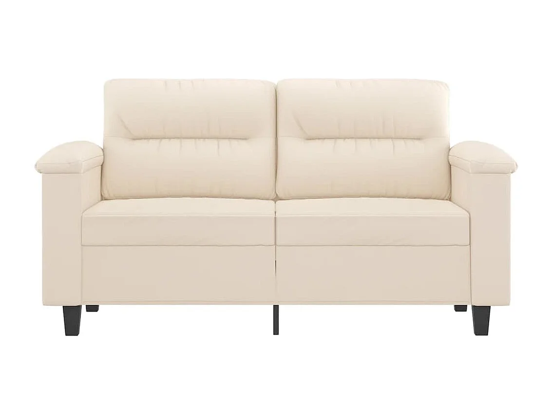 Tweezitsbank 120 cm microvezelstof beige NL524507