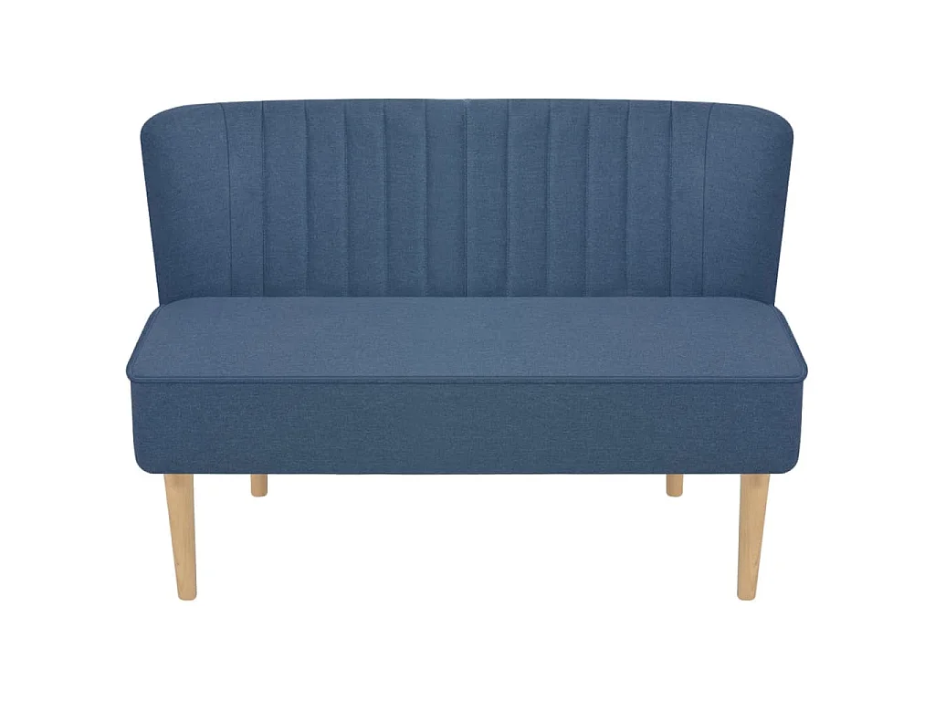 Sofá de tecido 117x55,5x77 cm azul PT953863
