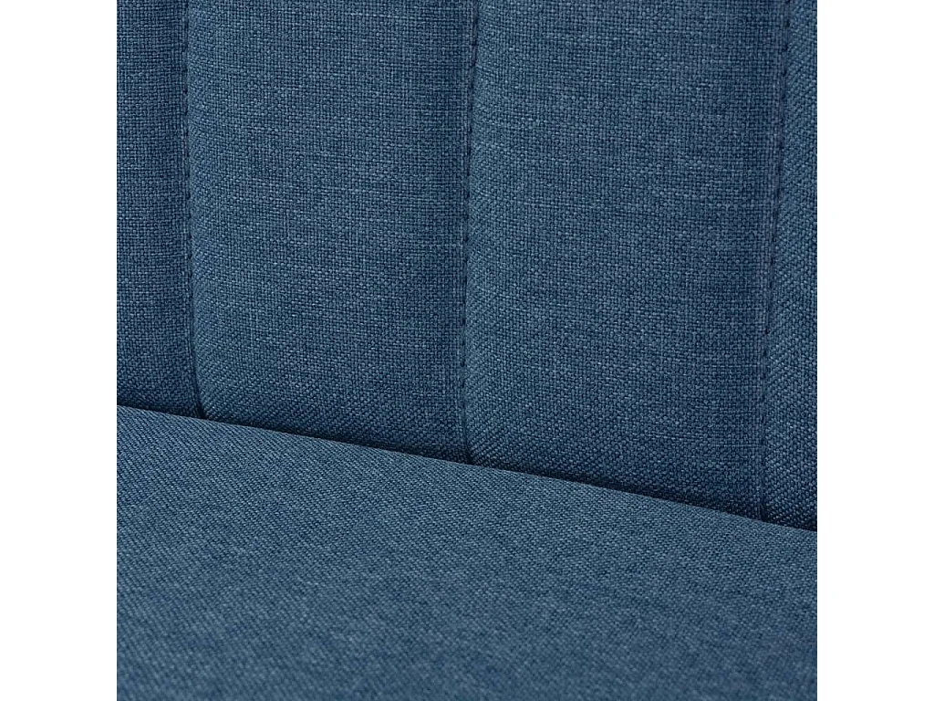 Sofá de tecido 117x55,5x77 cm azul PT953863