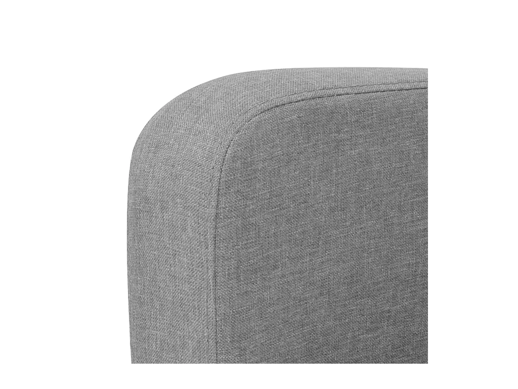 Canapé à 2 places 135 x 65 x 76 cm Gris clair REO62412