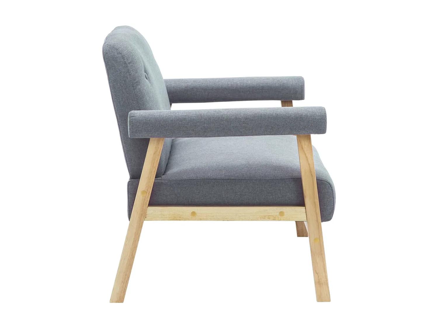 Canapé à 2 places Tissu Gris clair REO13166