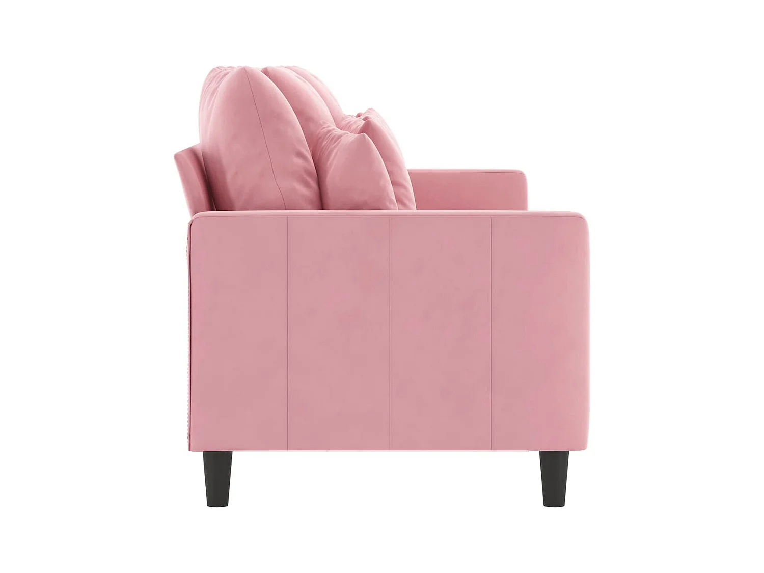 Canapé à 3 places Rose 180 cm Velours REO23946