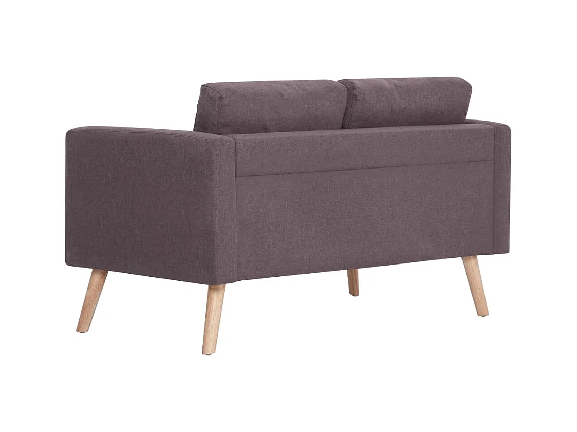 Tweezitsbank stof taupe NL413634