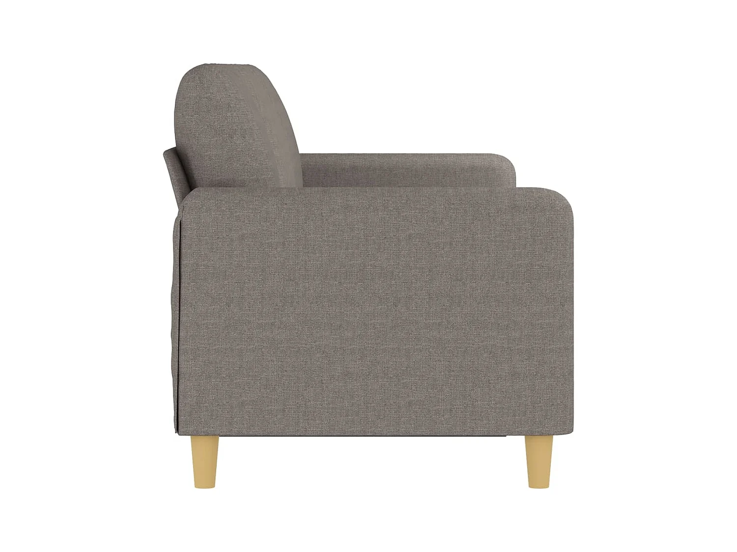 Canapé à 3 places Taupe 180 cm Tissu REO90508