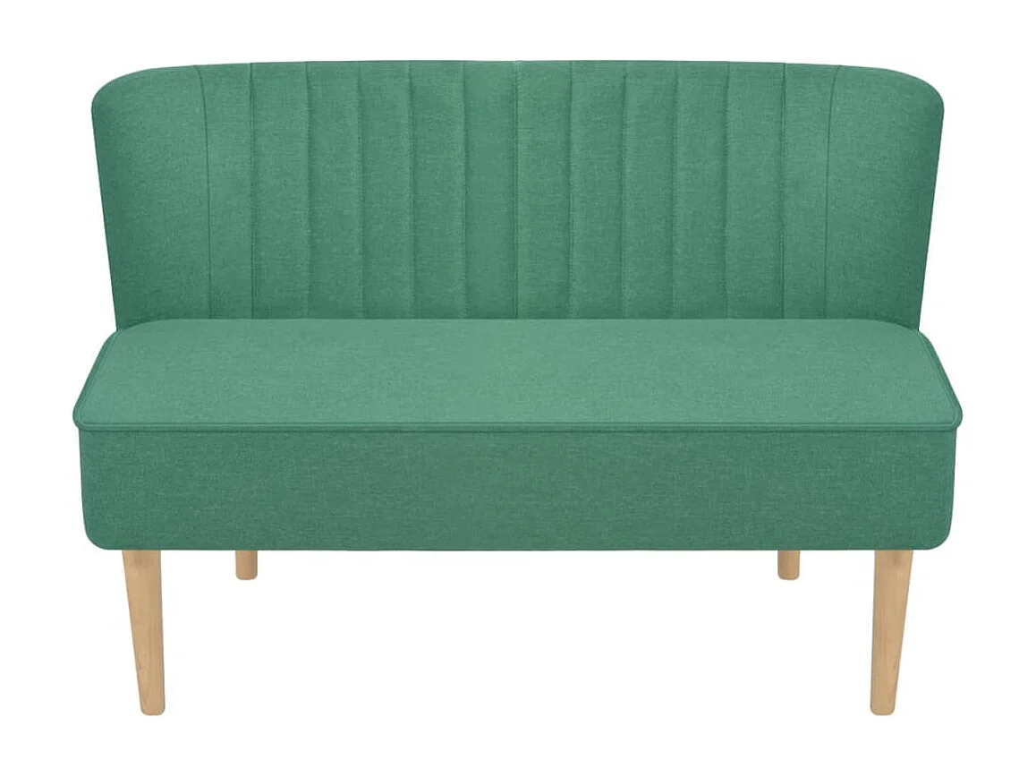 Canapé 117 x 55,5 x 77 cm Tissu Vert REO79915