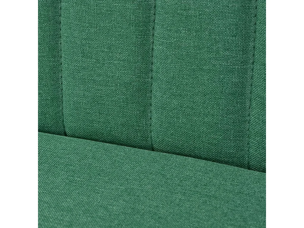 Canapé 2 places en tissu Vert 117x55x77 cm