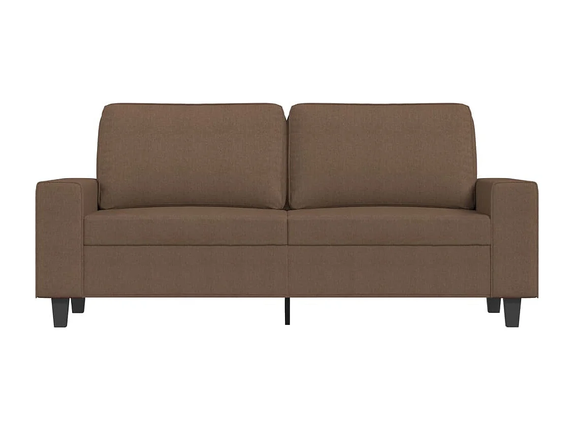 Tweezitsbank 140 cm stof bruin NL108368