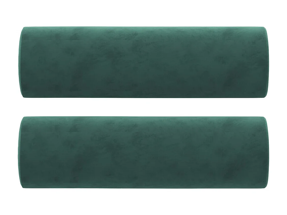 Tweezitsbank met sierkussens 120 cm fluweel donkergroen NL974466