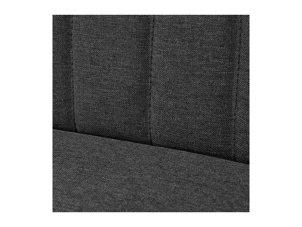 Canapé 117 x 55,5 x 77 cm Tissu Gris foncé REO46390