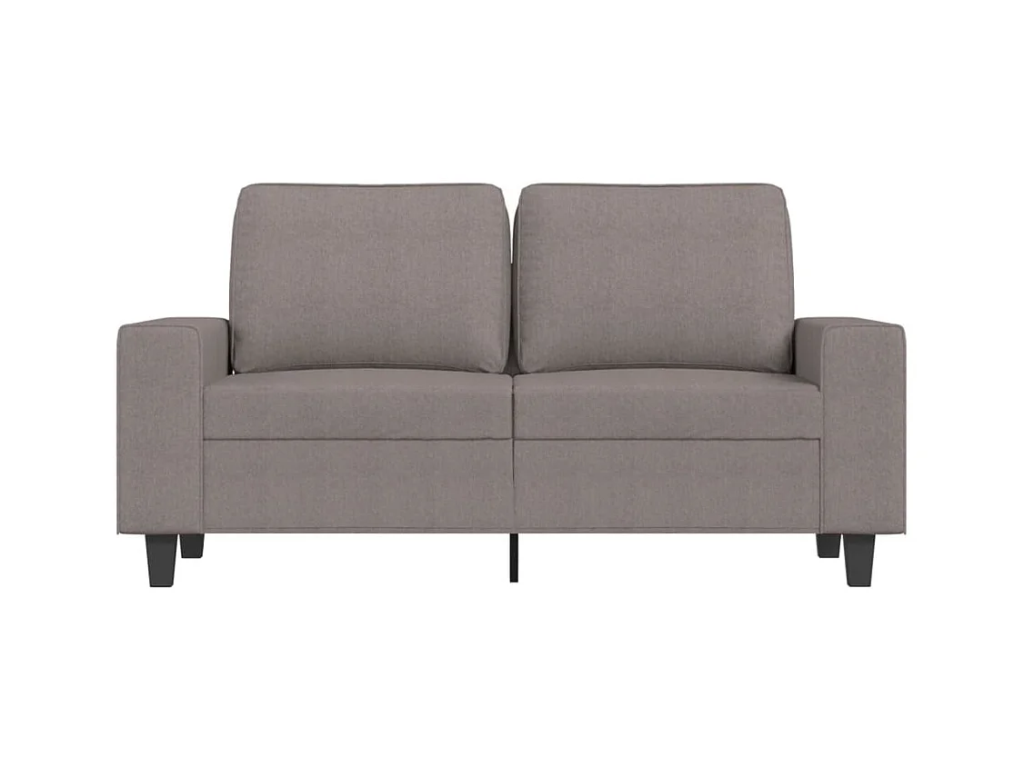 Canapé à 2 places Taupe 120 cm Tissu REO56577