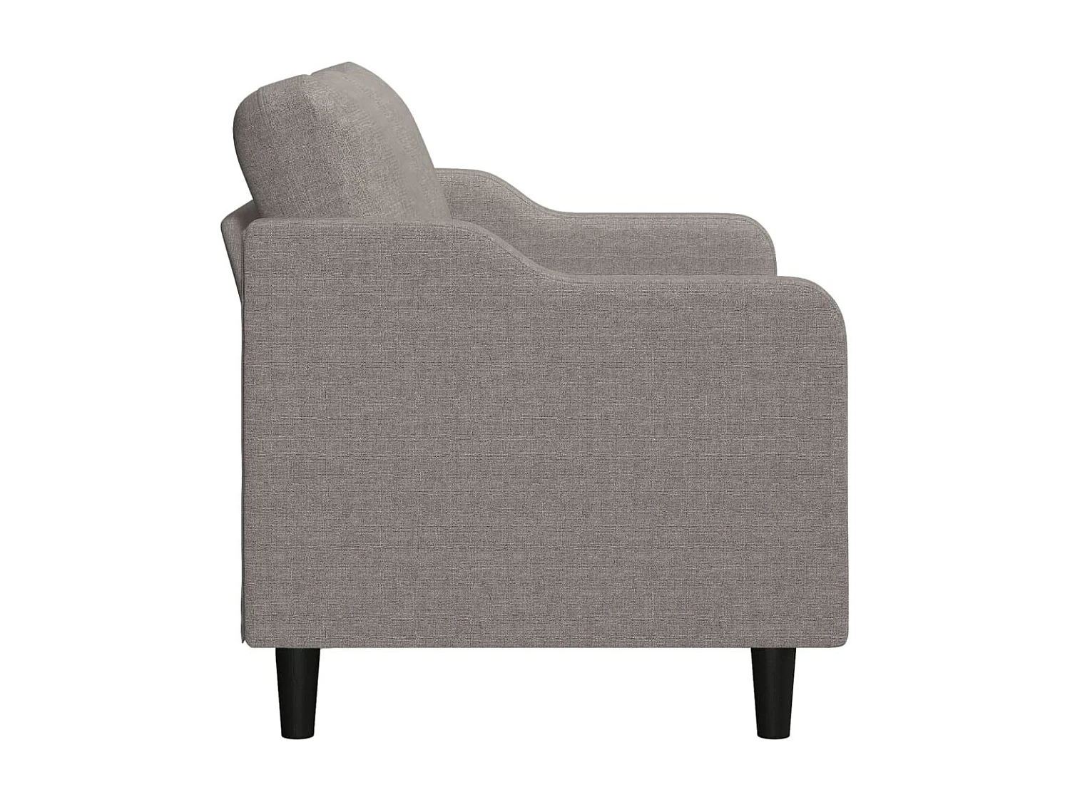 Canapé à 2 places Taupe 140 cm Tissu REO91278