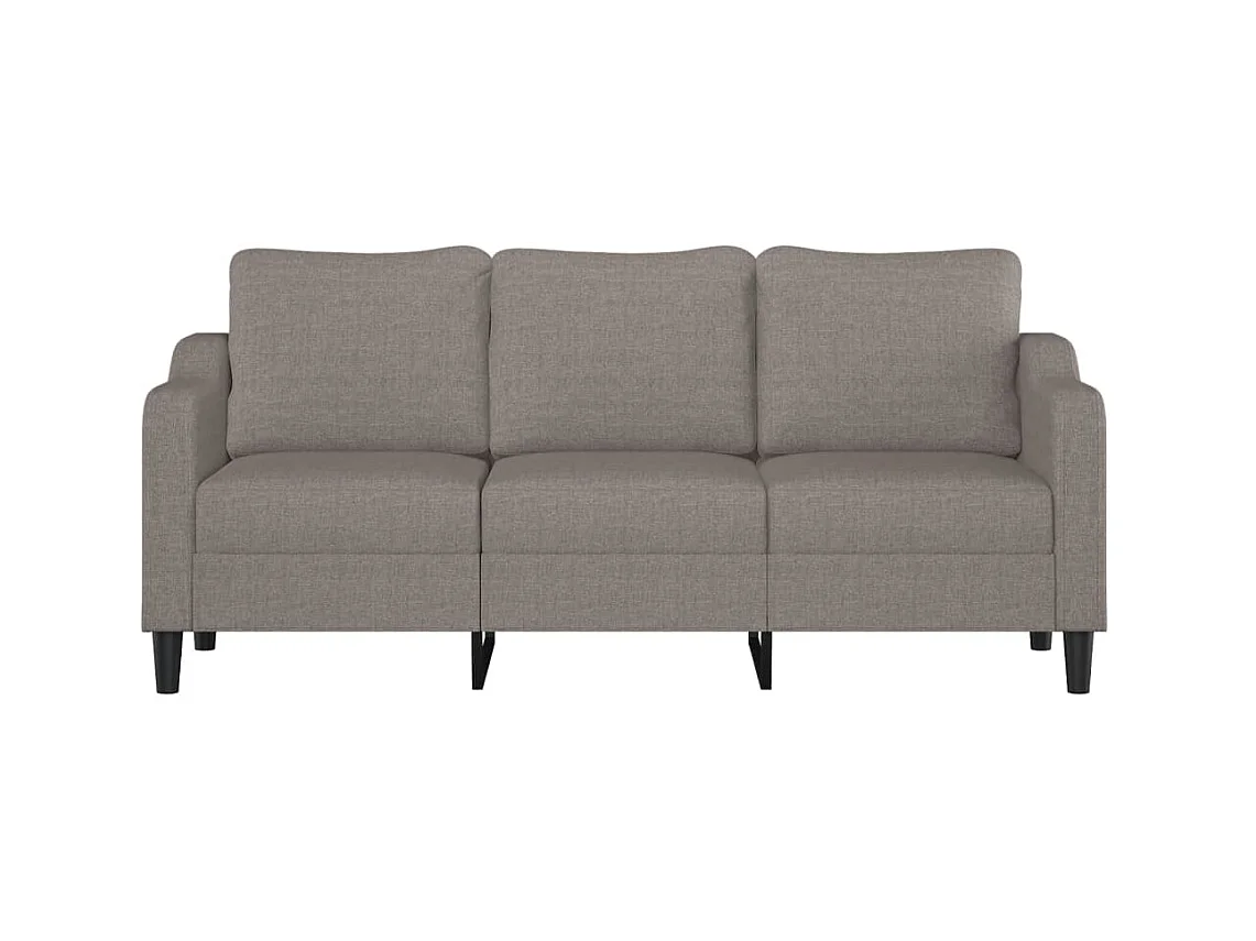 Canapé à 3 places Taupe 180 cm Tissu REO65988