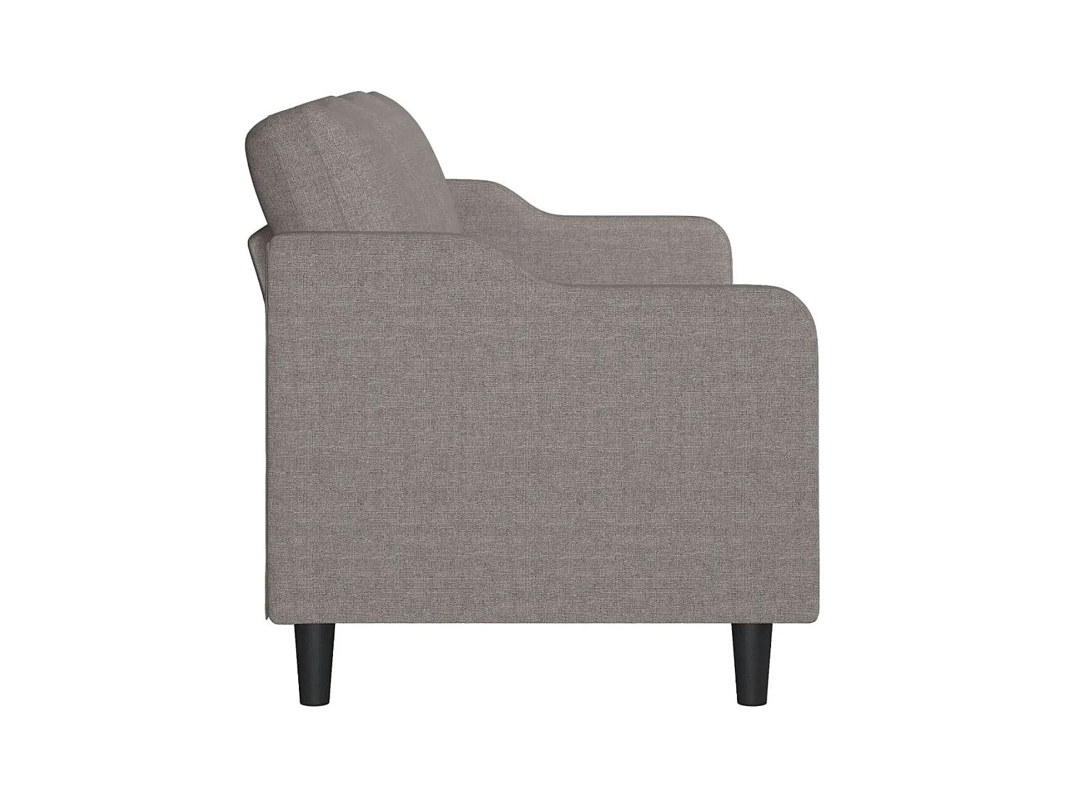 Canapé à 3 places Taupe 180 cm Tissu REO65988