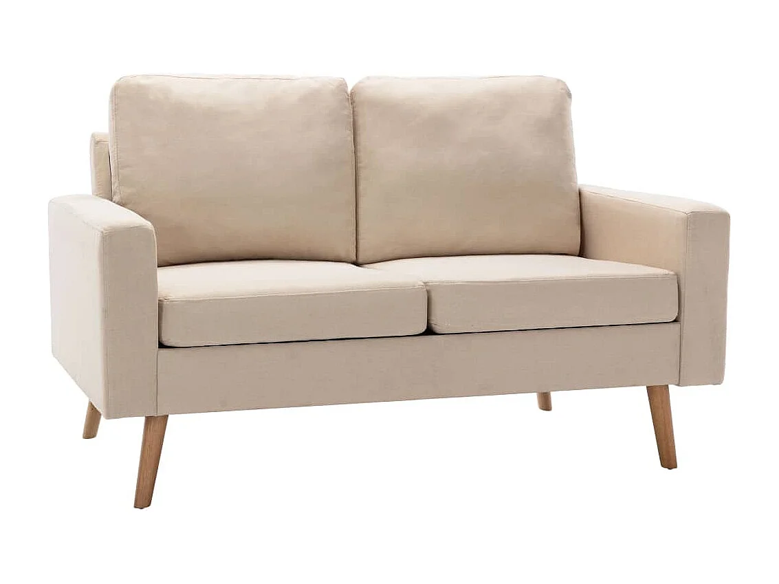 Tweezitsbank stof crème NL601699