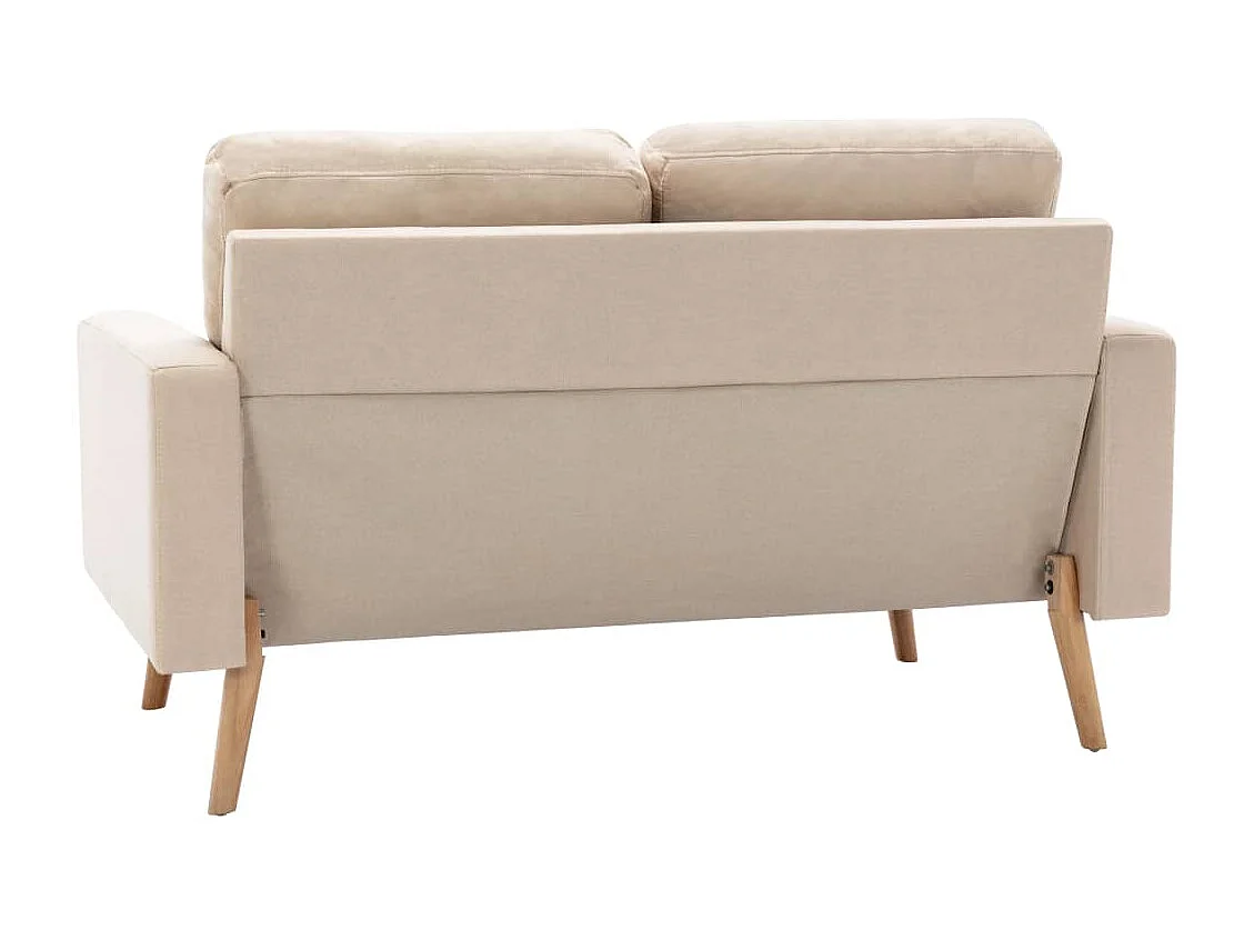 Tweezitsbank stof crème NL601699