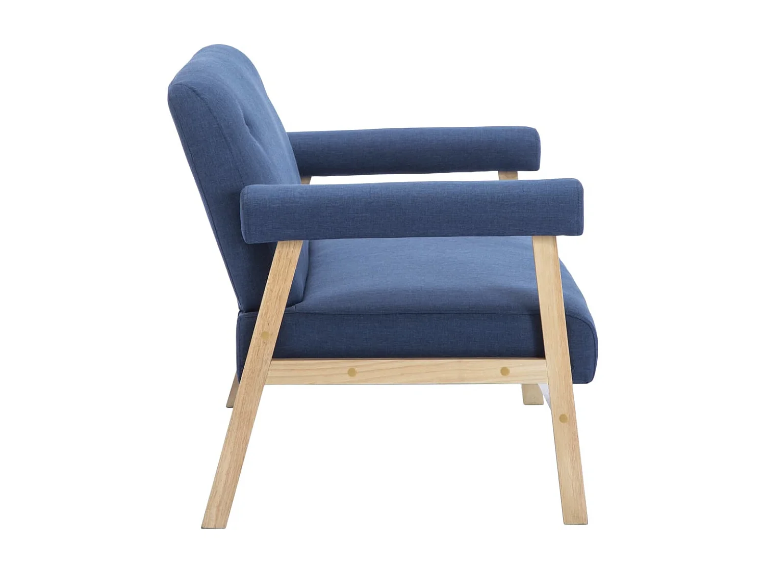 Canapé à 2 places Tissu Bleu REO55991