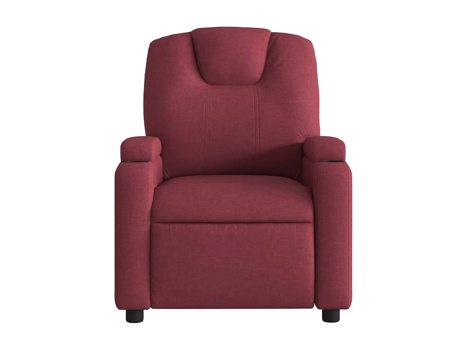 Fauteuil de massage inclinable Rouge bordeaux Tissu REO57546