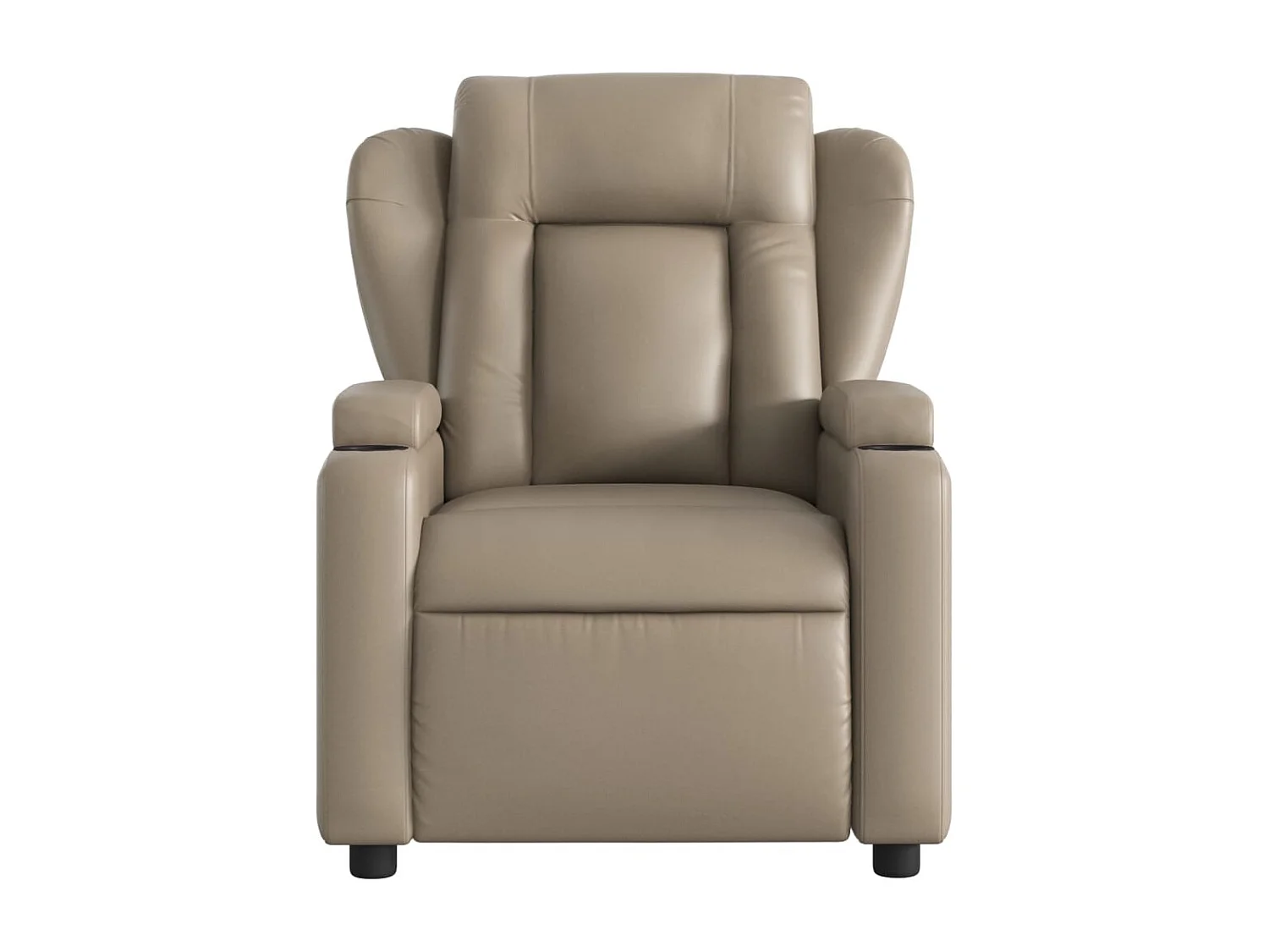 Fauteuil de massage inclinable Cappuccino Similicuir REO16131
