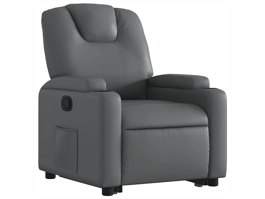 Fauteuil inclinable Gris Similicuir REO20299