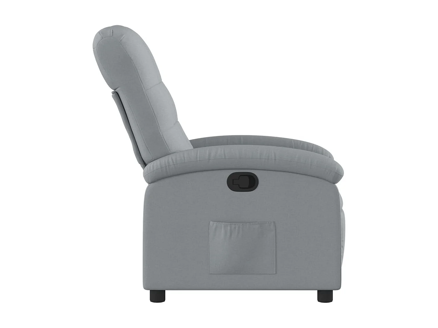 Fauteuil inclinable Gris clair Tissu REO62095