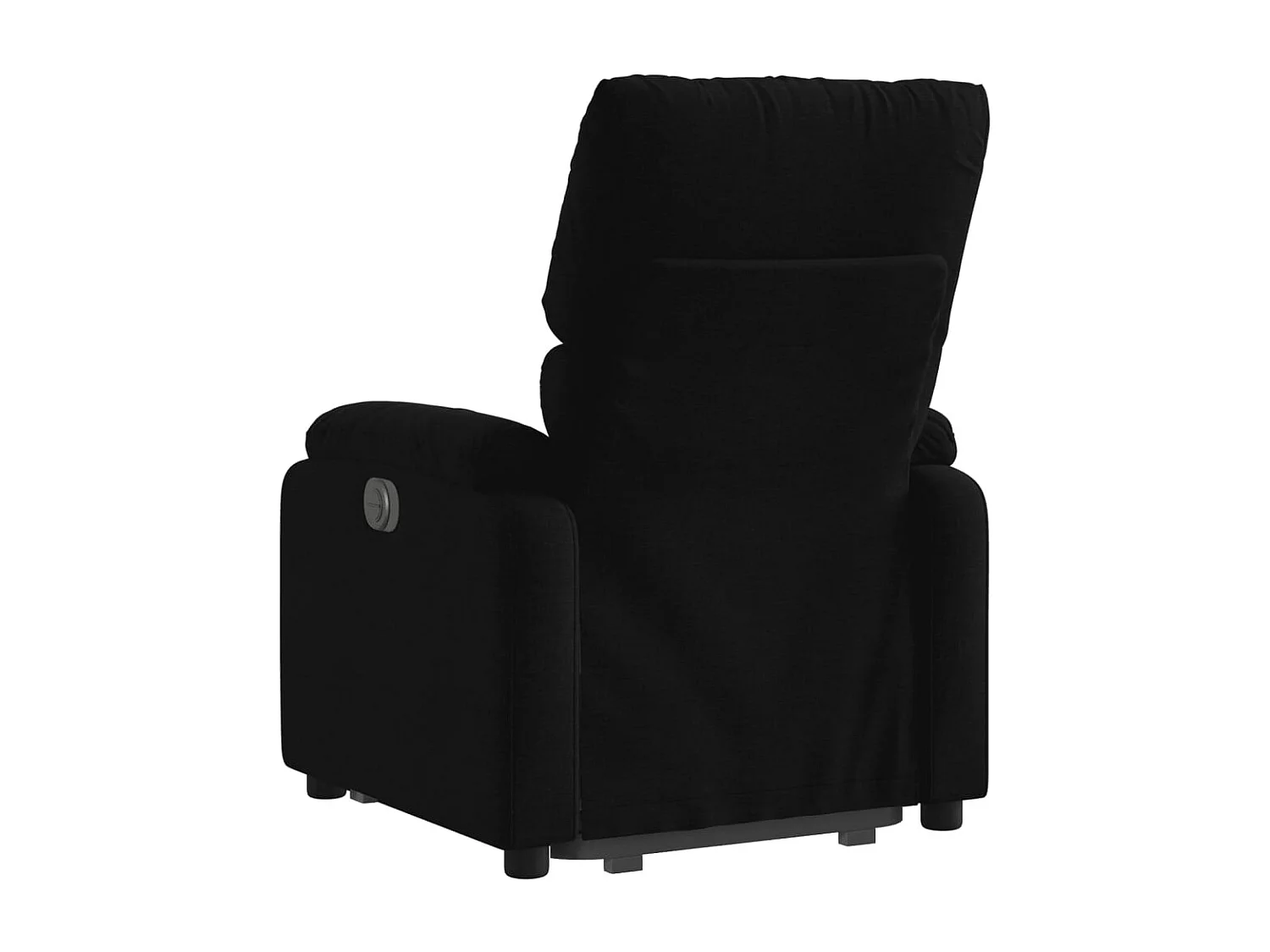 Fauteuil inclinable électrique noir tissu REO68497
