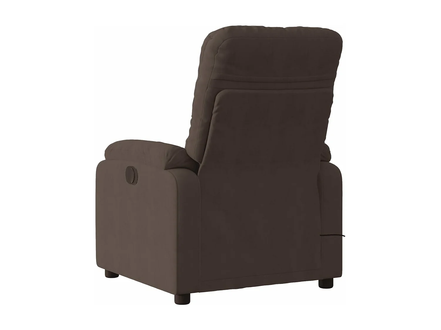 Fauteuil inclinable de massage électrique marron REO63083