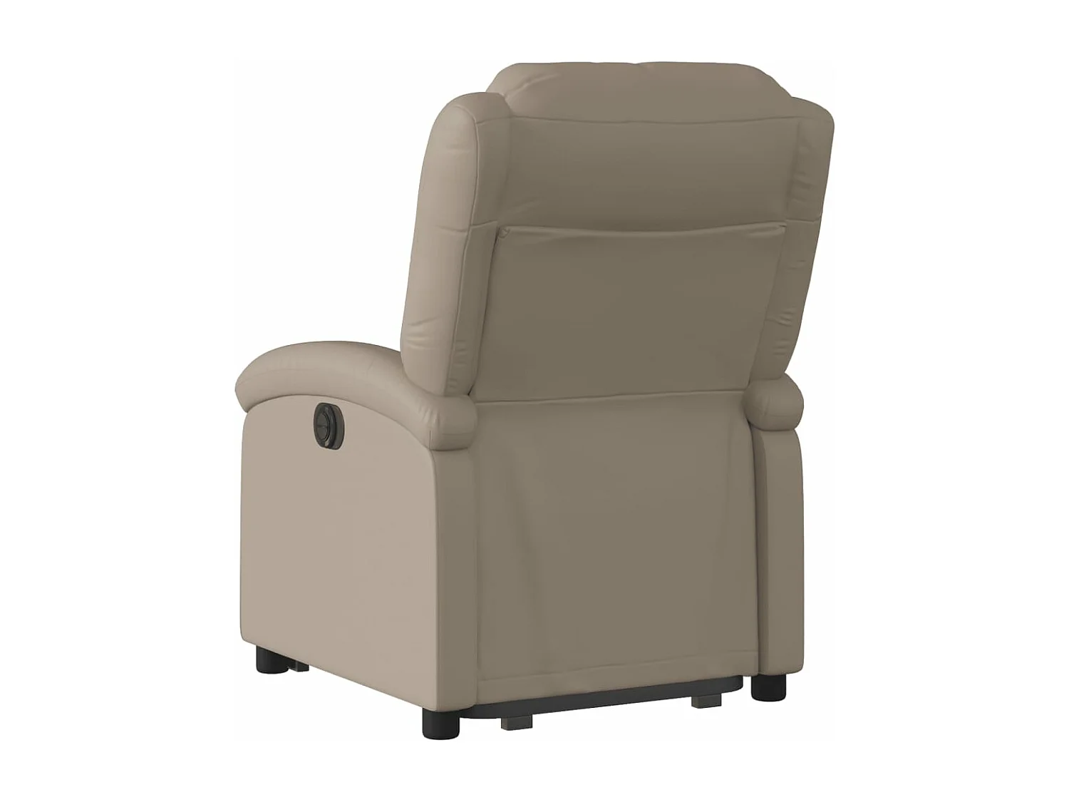Fauteuil inclinable électrique cappuccino similicuir REO50826