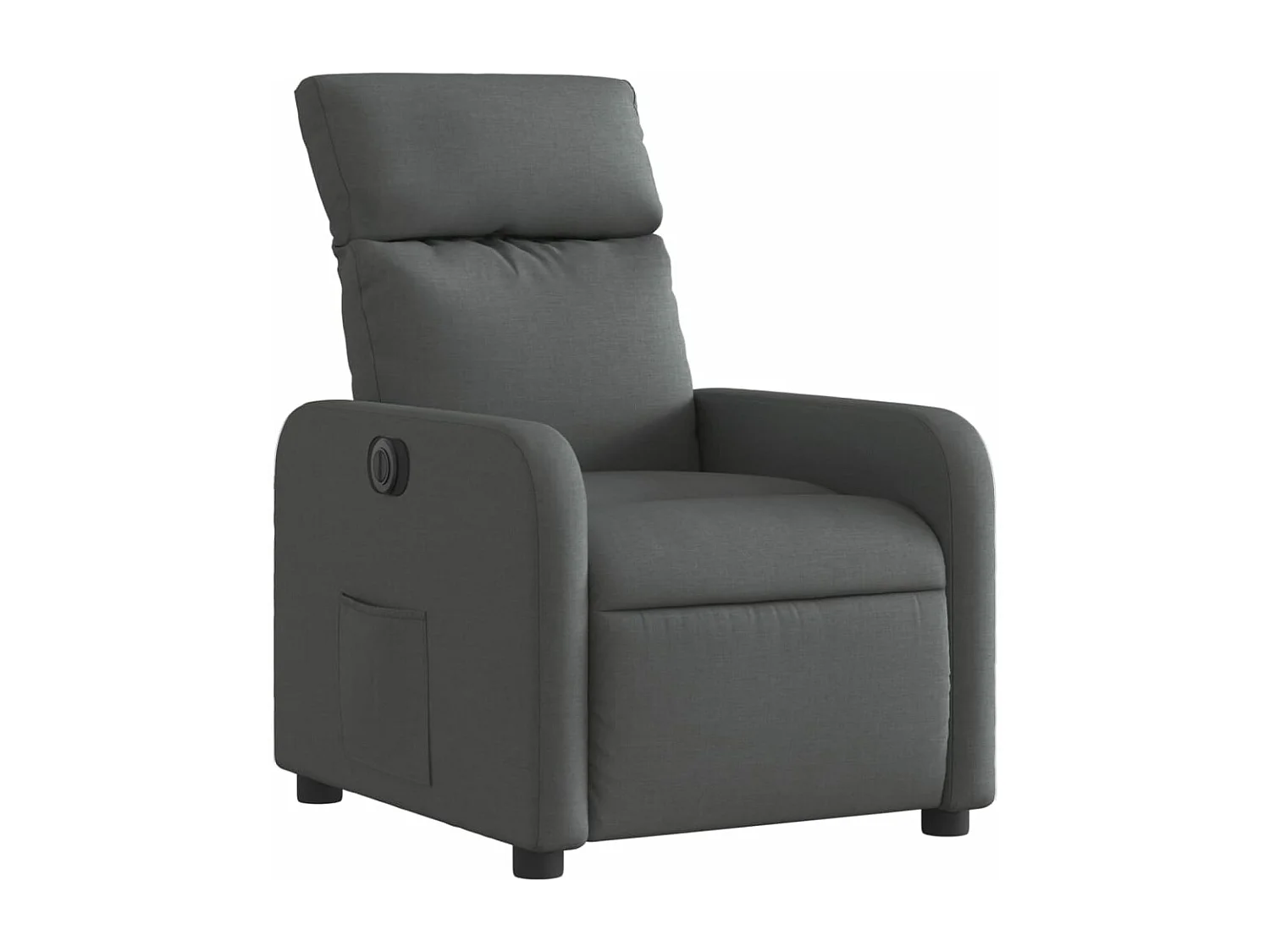Fauteuil inclinable électrique Gris foncé Tissu REO95903