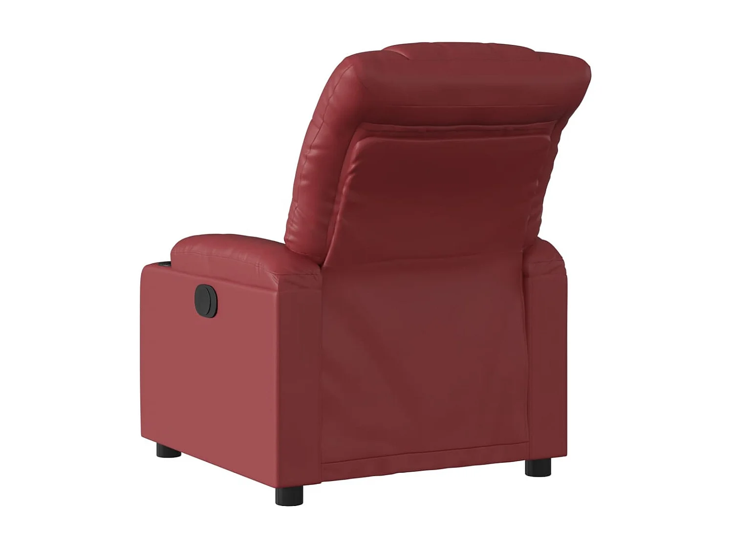 Fauteuil inclinable électrique Rouge bordeaux Similicuir REO22856