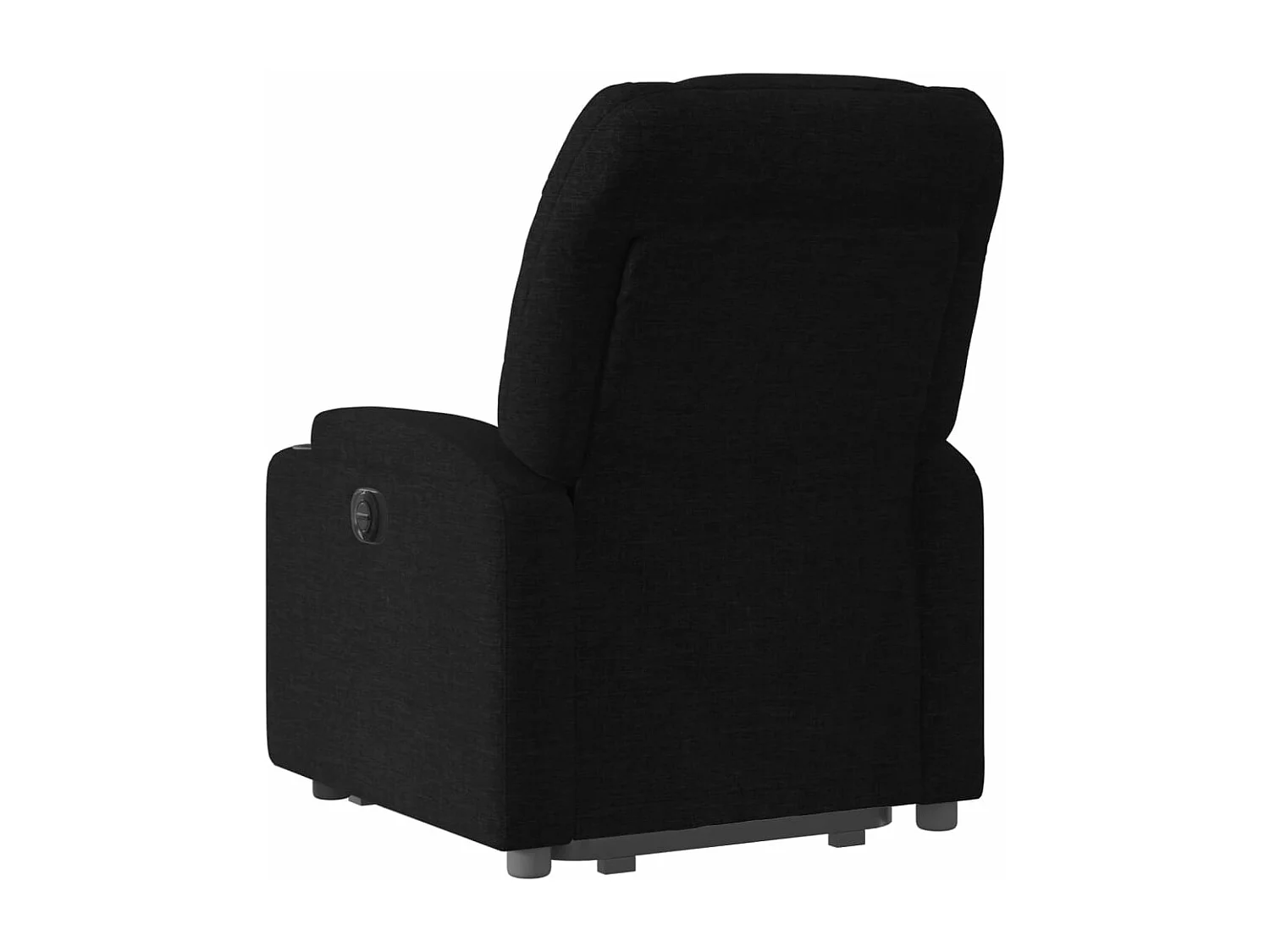 Fauteuil inclinable noir tissu REO86487