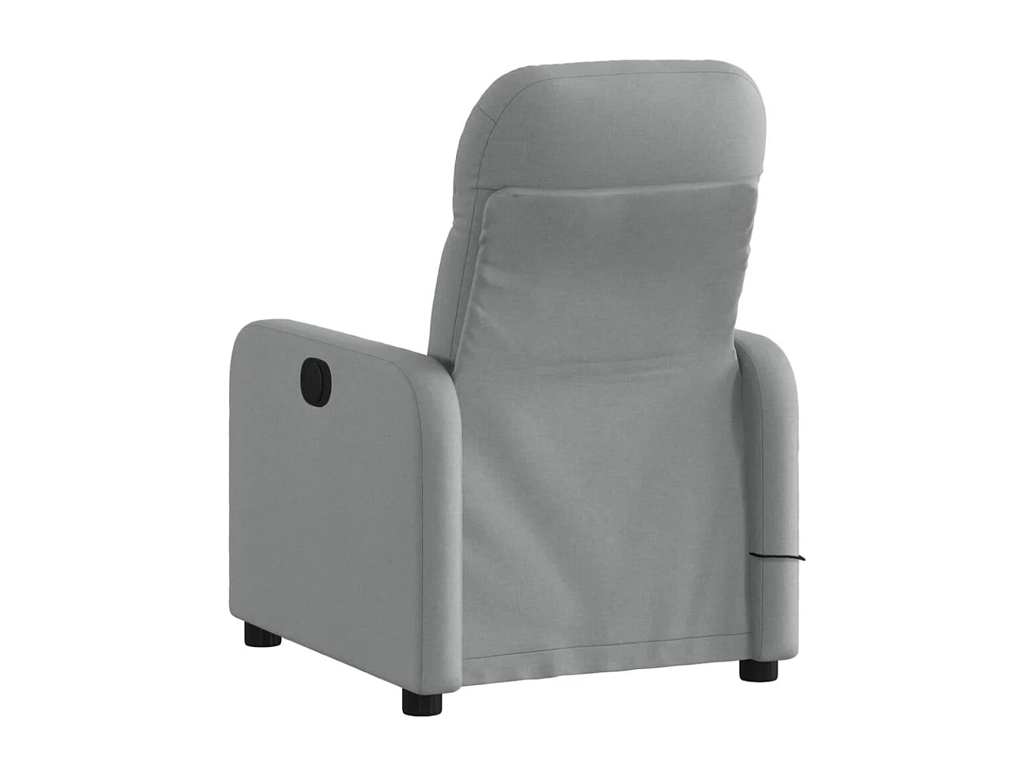 Sillón reclinable de masaje eléctrico tela gris claro YOE95050