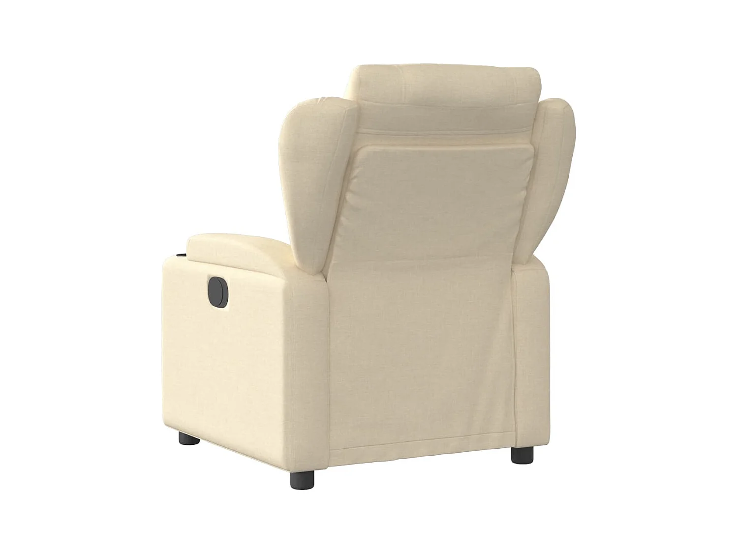 Fauteuil inclinable électrique Crème Tissu REO40082