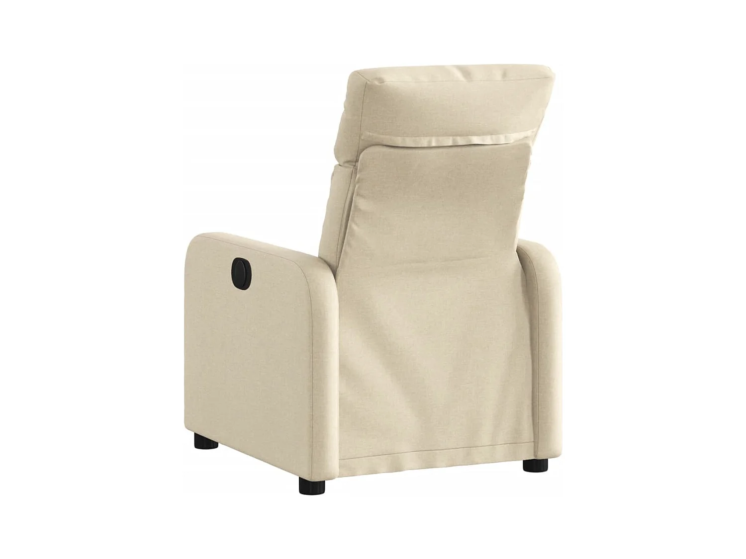 Fauteuil verstelbaar stof crèmekleurig NL118808