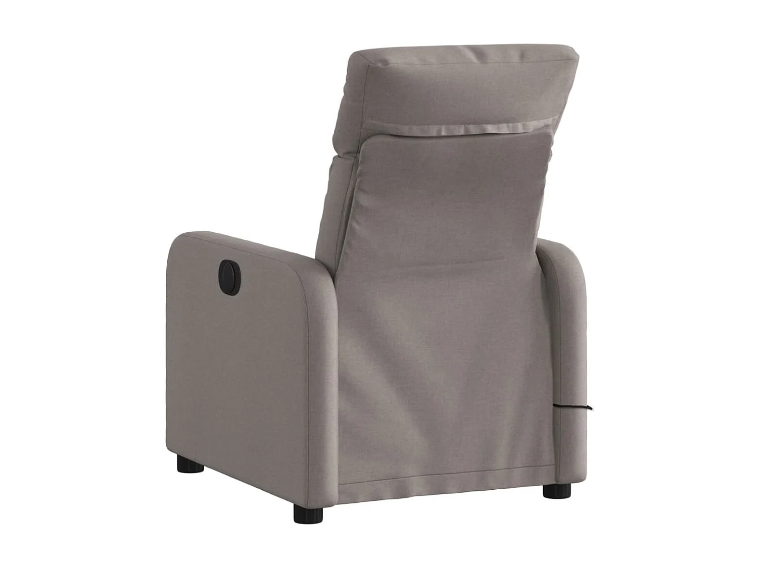 Fauteuil de massage inclinable Taupe Tissu REO45256