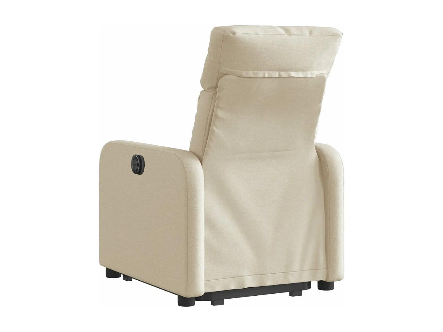 Sillón eléctrico reclinable elevable de tela color crema YOE98843
