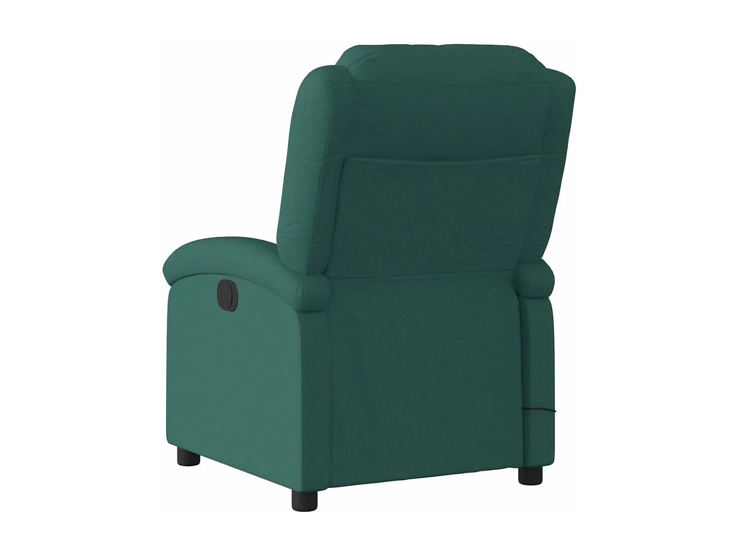 Sillón reclinable de masaje eléctrico tela verde oscuro YOE52906