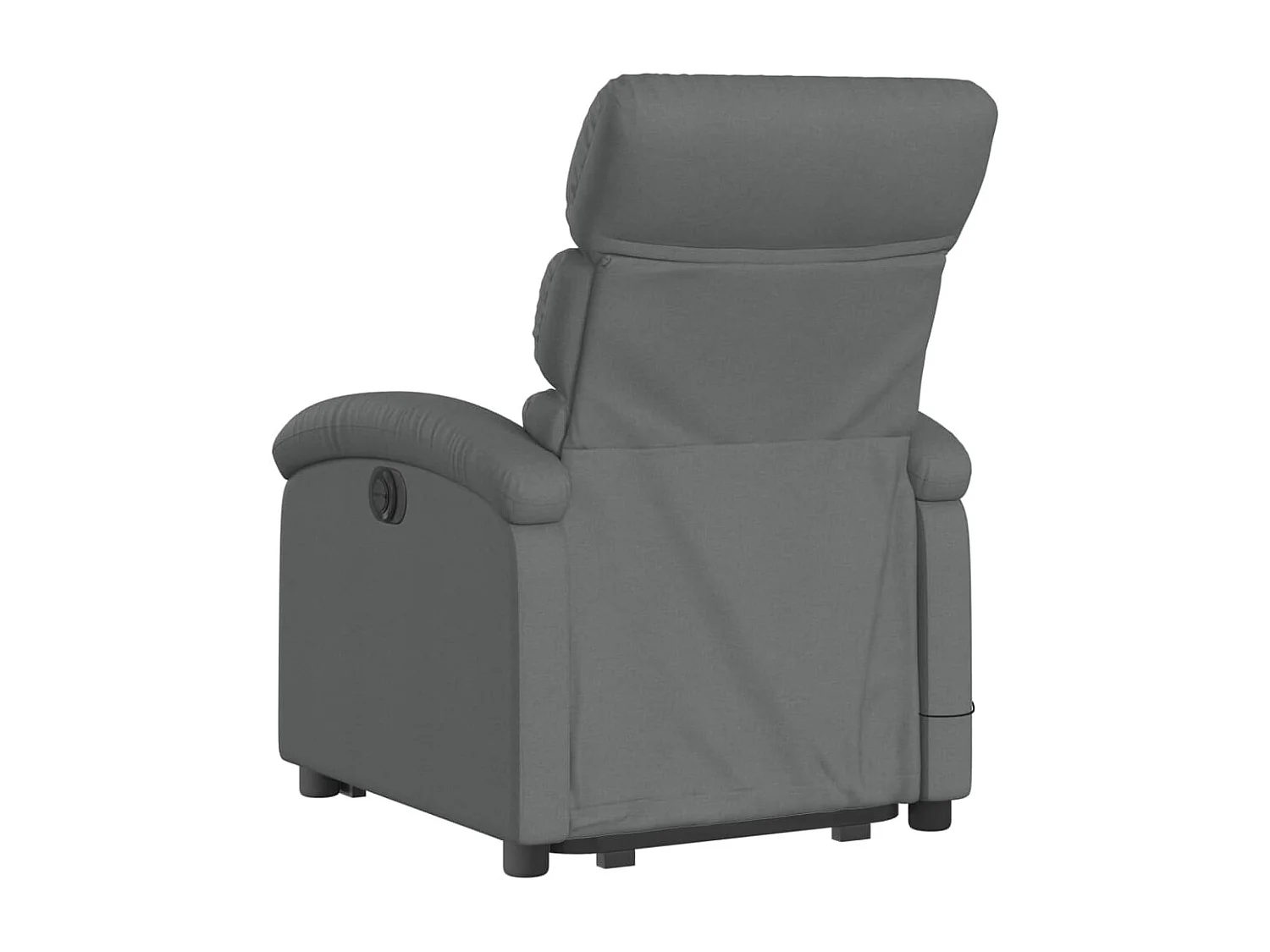 Fauteuil de massage inclinable Gris foncé Tissu REO84140
