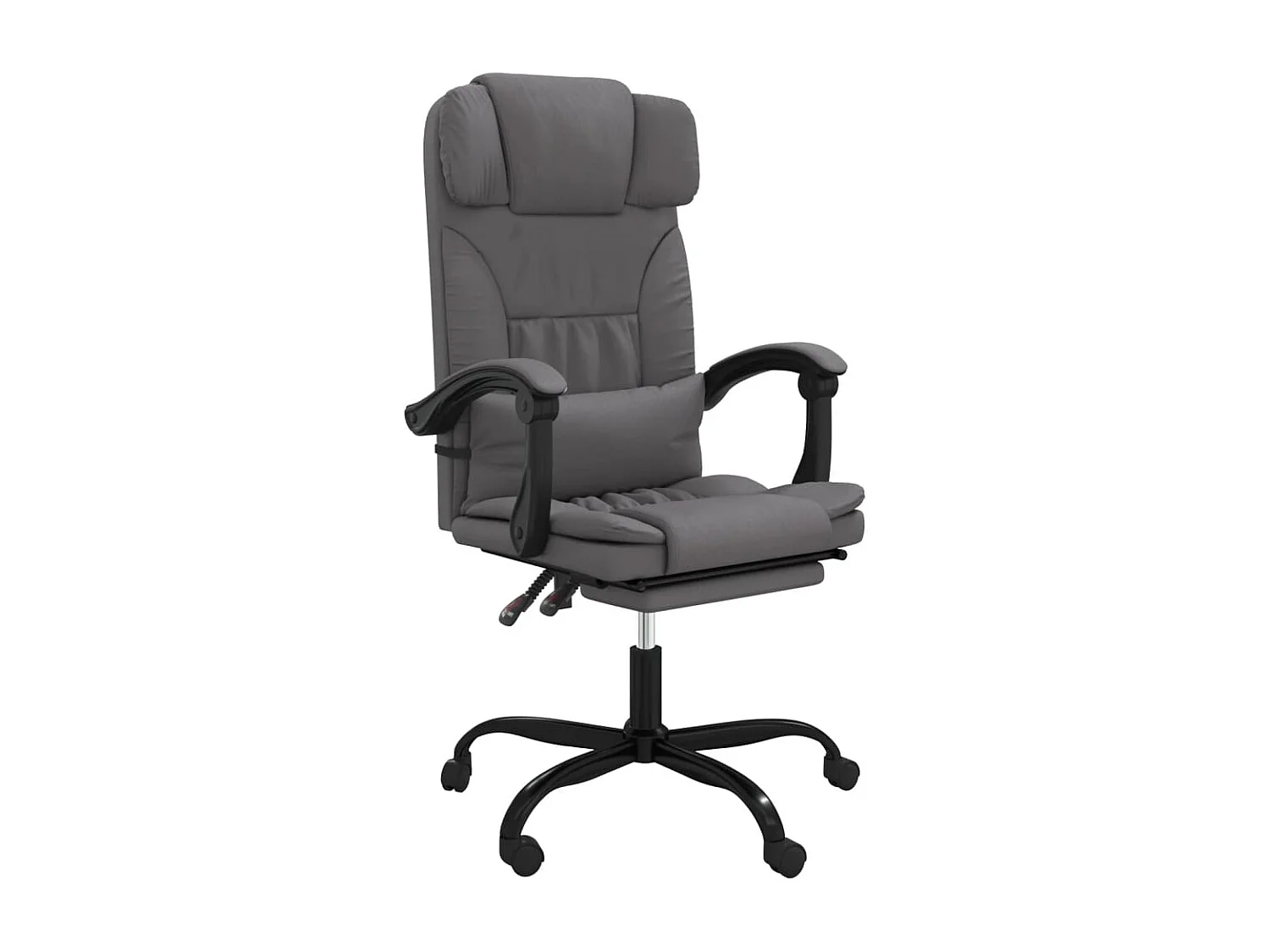Fauteuil inclinable de bureau Gris Similicuir REO13041
