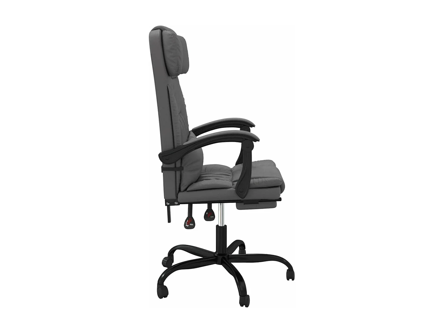Fauteuil inclinable de bureau Gris Similicuir REO13041